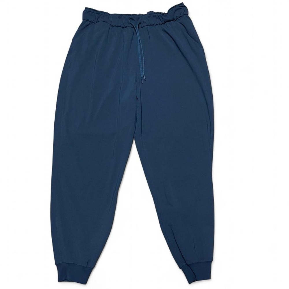 Lululemon Womens Size 12 Navy Blue Stretch High-Rise Jogger Pant Athleisure